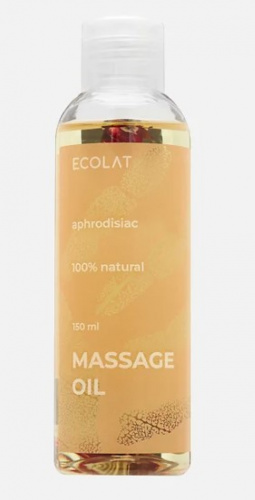 Масло массажное с природными афродизиаками Ecolat berry, 150 мл