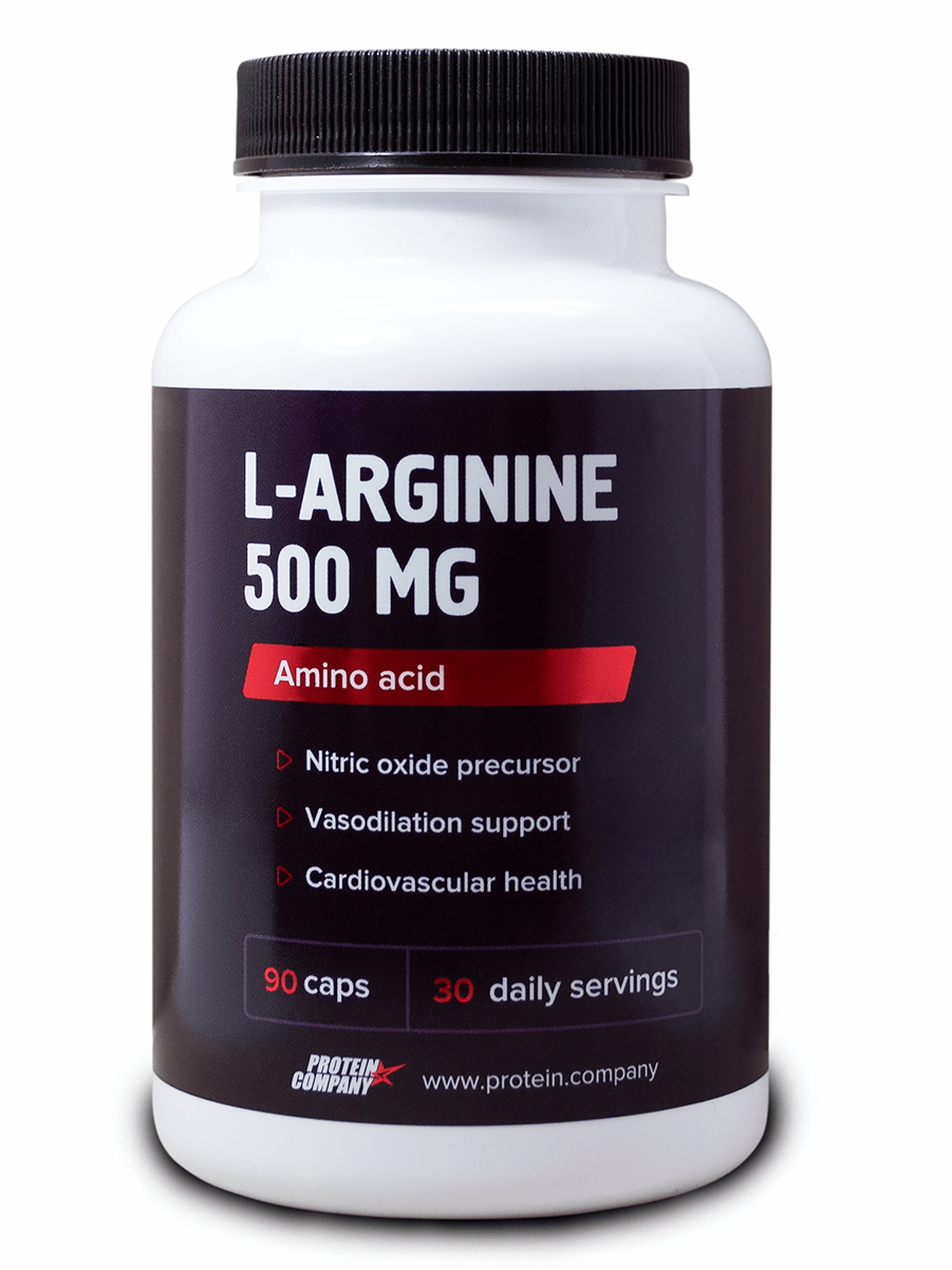 L-ARGININE 750 MG (АРГИНИН) PROTEIN.COMPANY, 90 КАПСУЛ
