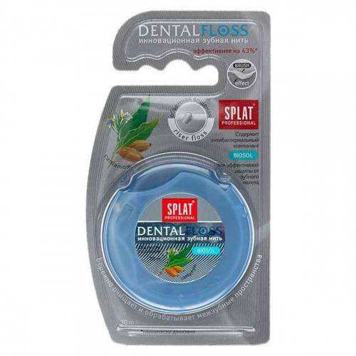 Зубная нить SPLAT Professional DentalFloss с ароматом кардамона, 30 м