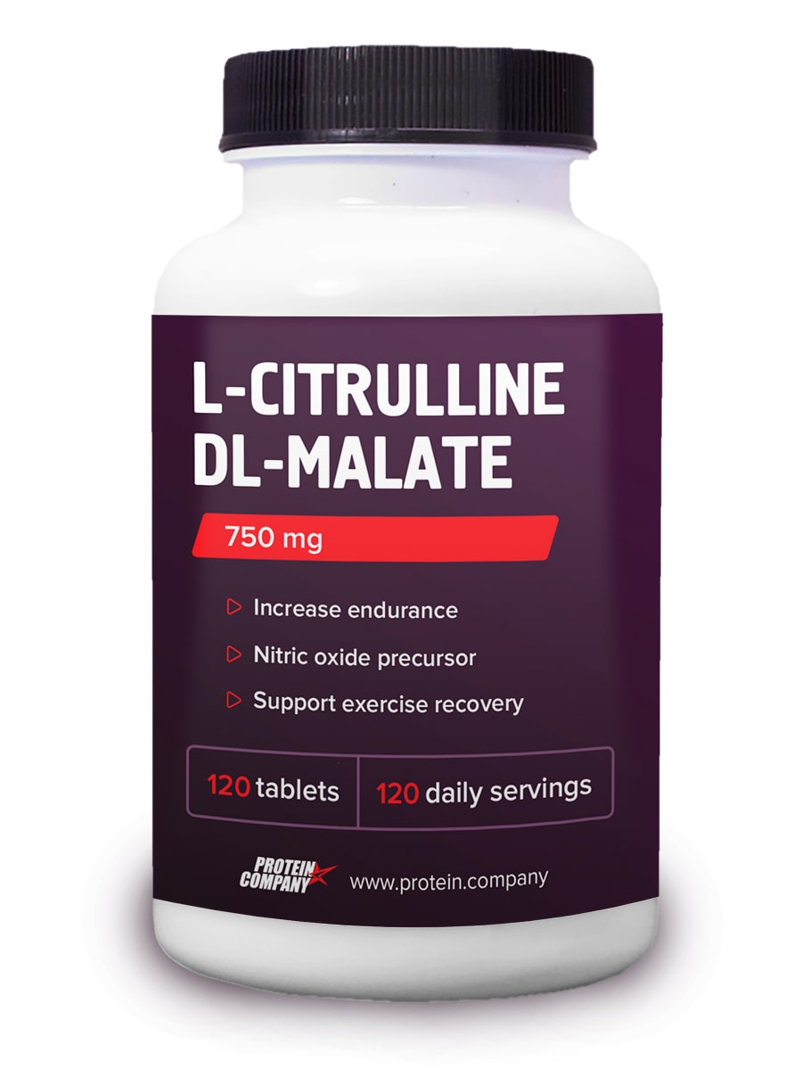 L-Citrulline DL-malate (Цитруллин со вкусом вишни) PROTEIN.COMPANY, 120 таблеток