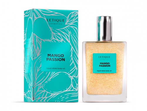 Мерцающее парфюмированное масло для тела MANGO PASSION, 50 мл, LETIQUE COSMETICS