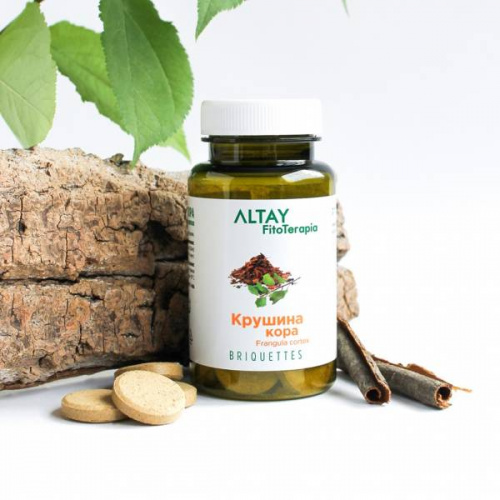 АЛФИТ КРУШИНА (КОРА) СЫРЬЕ ДЛЯ ПРИГОТОВЛЕНИЯ НАПИТКОВ, 25 БРИКЕТОВ ПО 2 ГР.