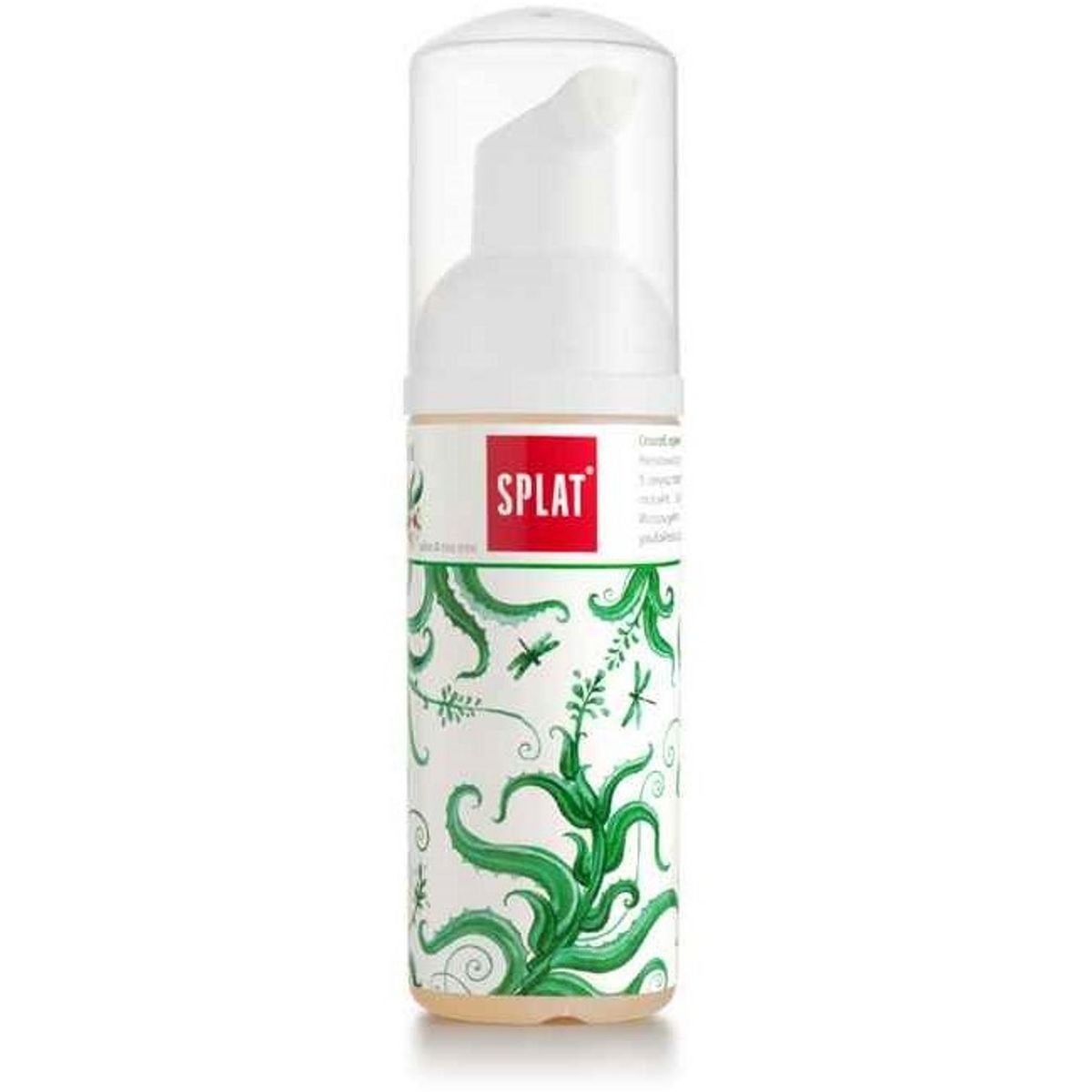 Ополаскиватель пенный для полости рта SPLAT, с ароматом чайного дерева и алоэ 50 мл