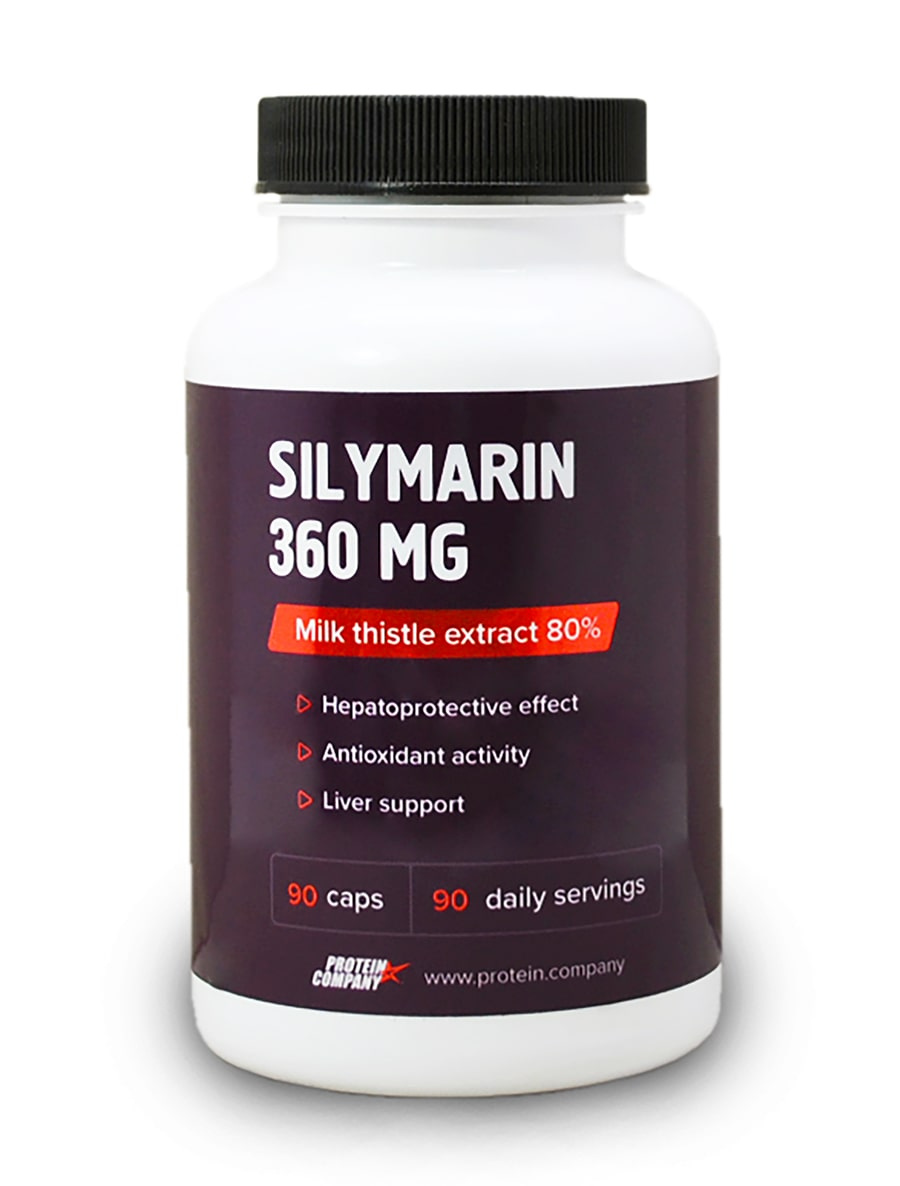 Silymarin 360 mg (Экстракт расторопши 80%) PROTEIN.COMPANY, 90 капсул