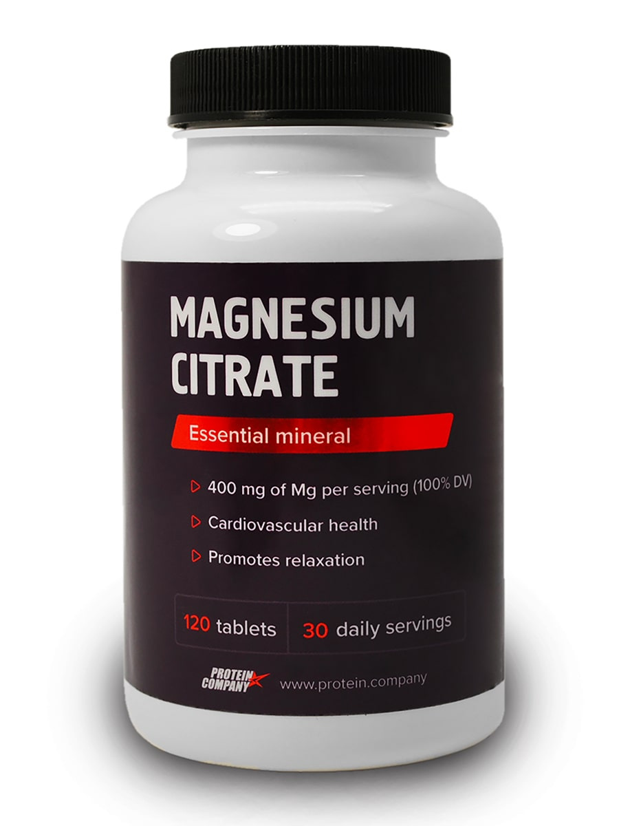 Magnesium citrate (Магния цитрат) PROTEIN.COMPANY, 120 таблеток