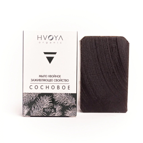 HVOYA cosmetics Мыло хвойное Сосновое заживляющее свойство, 100 гр.
