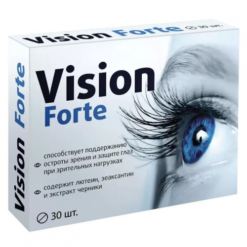 Vision Forte комплекс для глаз Витамир, 30 таб.