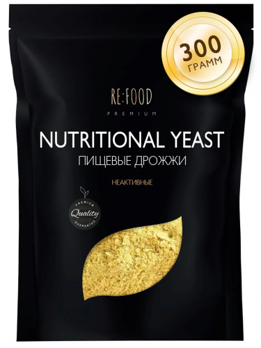 RE:FOOD Дрожжи пищевые неактивные в хлопьях PREMIUM 300 грамм