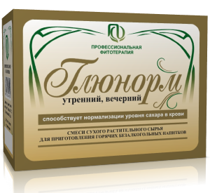 Алфит Глюнорм (нормализация уровня сахара, профилактика сахарного диабета), 30 брикетов по 2г